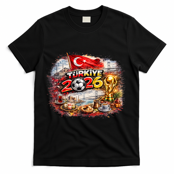 TURKIYE North America Soccer Tournament 2026 T-Shirt - Black