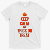 Keep Calm And Trick Or Treat T-Shirt - White