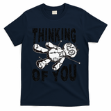 Thinking Of You Voodoo Doll Funny Halloween 2024 Gift T-Shirt - Navy Blue