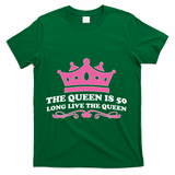 The Queen Is 50 Funny 50th Birthday T-Shirt - Green