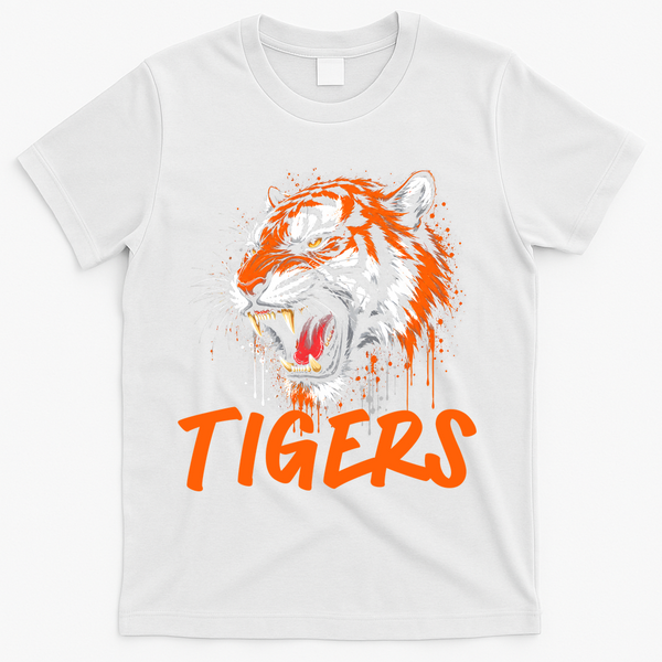 Tigers Sports Fan T-Shirt - White