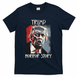 American Trump Horror Horror Story 2016 Zombie Election T-Shirt - Navy