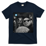 Tung Tung Tung Sahur John Pork Meme Brainrot T-Shirt - Navy Blue