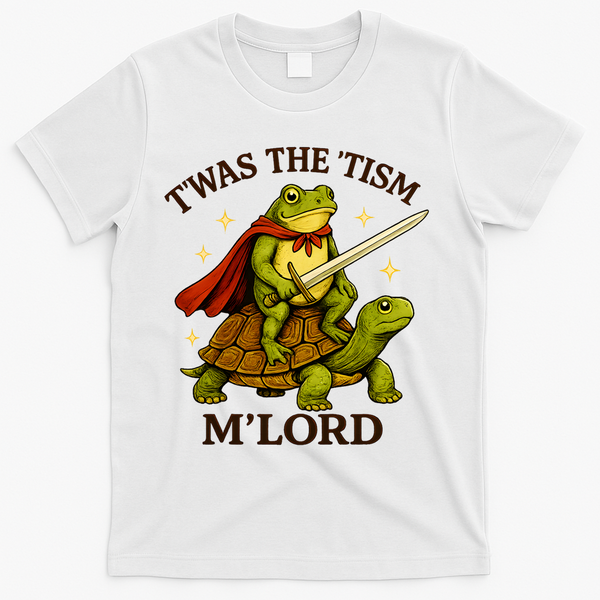 TWAS The Tism M Lord Autism T-Shirt - White