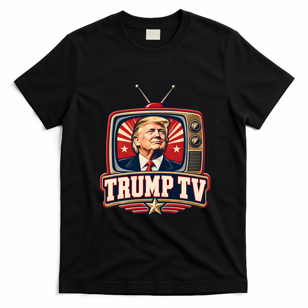 Trump TV Vintage Retro Style T-Shirt - Black