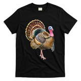 Turkey Vintage Retro Gobble Gobble Thanksgiving Classic Cool Gift T-Shirt - Black