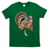 Turkey Vintage Retro Gobble Gobble Thanksgiving Classic Cool Gift T-Shirt - Green