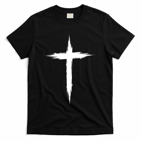 The Way The Truth The Life John 3:16 Front And Back T-Shirt - Black
