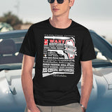 Take This Down. I Want... (Blazing Saddles) Black T-Shirt - Navy