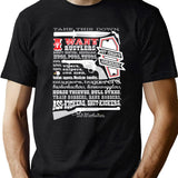 Take This Down. I Want... (Blazing Saddles) Black T-Shirt - Green