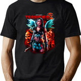 Terrifier 2 No Escape Black T-Shirt - Green