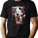 Terrifier 3 Heads Will Roll Black T-Shirt - Green