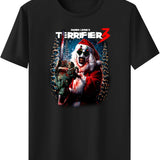 Terrifier 3 Merry Mayhem Black T-Shirt - Green