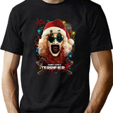 Terrifier 3 Yuletide Terror Black T-Shirt - Green