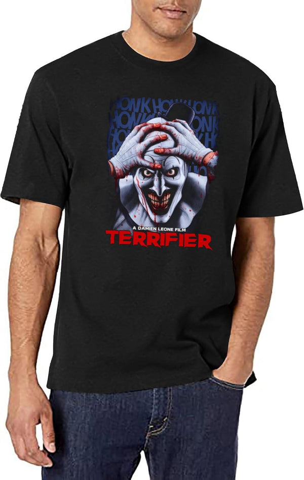 Terrifier Art_s Killing Joke Black T-Shirt - White