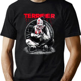 Terrifier Hush Little Baby Black T-Shirt - Green