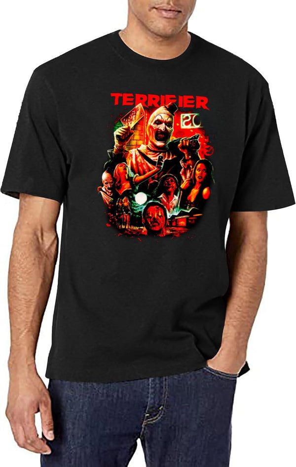 Terrifier Man of The Hour Black T-Shirt - White