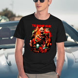 Terrifier Man of The Hour Black T-Shirt - Navy
