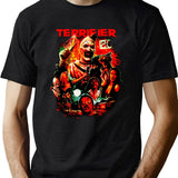Terrifier Man of The Hour Black T-Shirt - Green