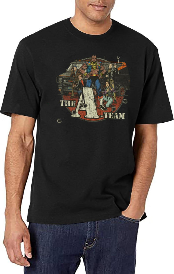 The A-Team 1983 Black T-Shirt - White