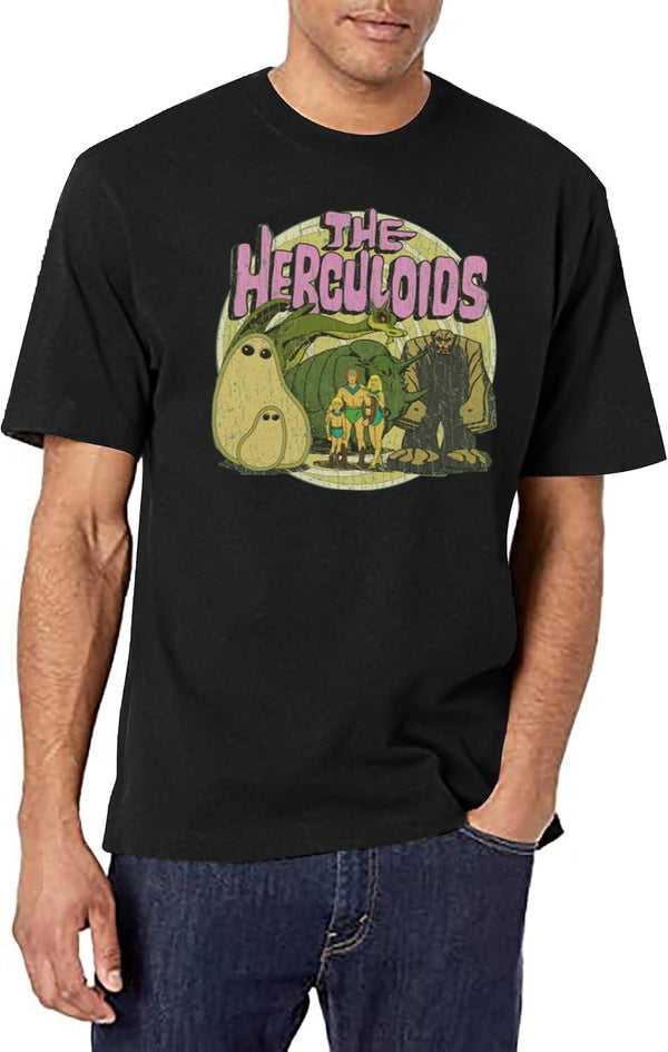 The Herculoids 1967 Black T-Shirt - White