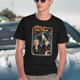 The Truth Is Out There - X Files Funny Classic Black T-Shirt - Navy