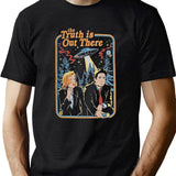 The Truth Is Out There - X Files Funny Classic Black T-Shirt - Green