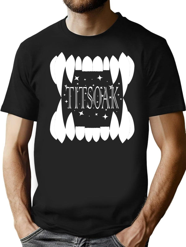 Titsoak Black T-Shirt - Black