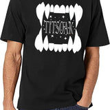 Titsoak Black T-Shirt - White