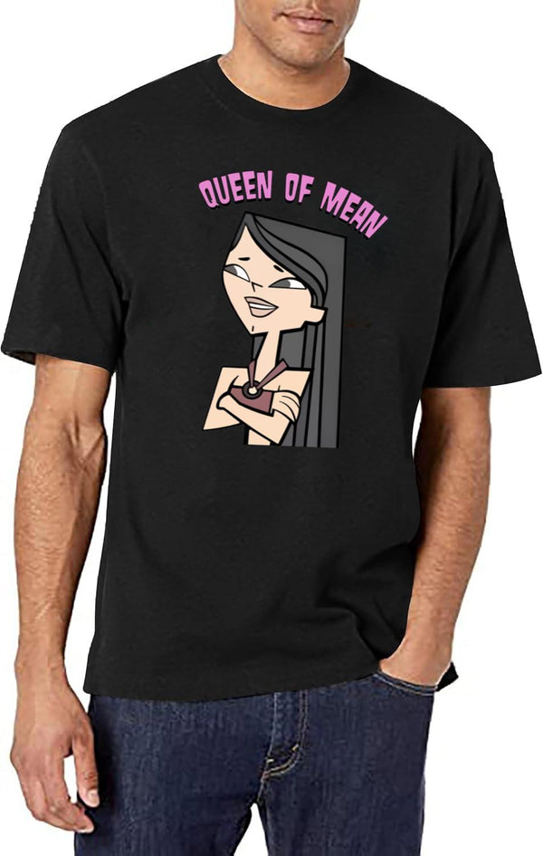 Total Drama Island Heather Black T-Shirt - White