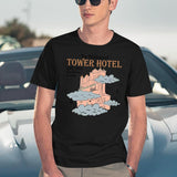 Tower Hotel Your Room is Ready Est 1994 Tower of Terror Family Matching Black T-Shirt - Navy