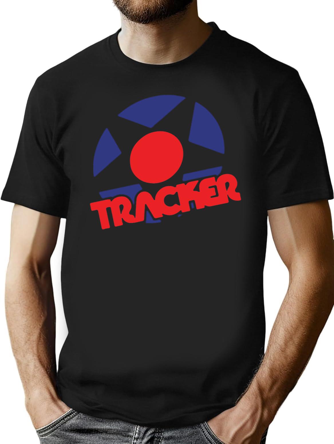 Tracker Trucks Vintage Logo Classic Black T-Shirt - Black