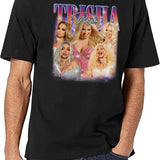 Trisha Paytas,Trisha Paytas Shirt Feel The Softness,Love The Fit Black T-Shirt - White