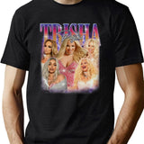 Trisha Paytas,Trisha Paytas Shirt Feel The Softness,Love The Fit Black T-Shirt - Green