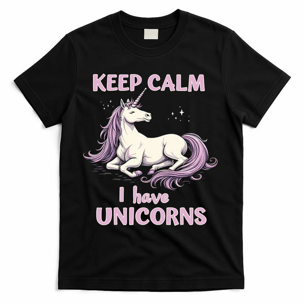 Unicorn Breeder Funny Magical Creature And Fantasy Cool Gift T-Shirt - Black