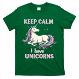 Unicorn Breeder Funny Magical Creature And Fantasy Cool Gift T-Shirt - Green