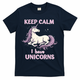 Unicorn Breeder Funny Magical Creature And Fantasy Cool Gift T-Shirt - Navy