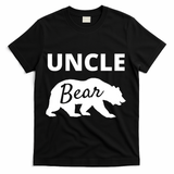 Uncle Bear Gift Mama Bear Papa Bear T-Shirt - Black