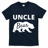 Uncle Bear Gift Mama Bear Papa Bear T-Shirt - Navy