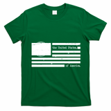 USA Flag Redacted Sarcastic United States Of America T-Shirt - Irish Green
