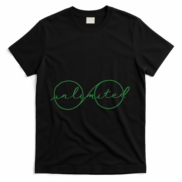 Unlimited Glasses Green Good Witch Bad Witch T-Shirt - Black