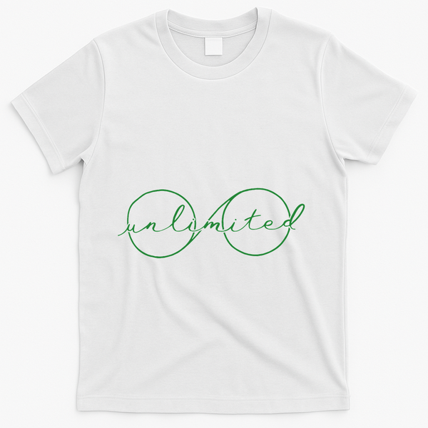 Unlimited Glasses Green Good Witch Bad Witch T-Shirt - White