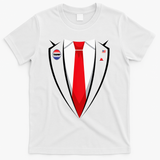 Usa President Trump Suit Halloween 2024 T-Shirt - White