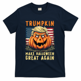 Usa Trumpkin Make Halloween Great Again Funny Trump T-Shirt - Navy