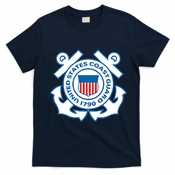Us United States Coast Guard T-Shirt - Navy Blue