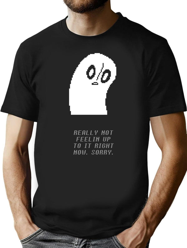 Undertale - Napstablook Black T-Shirt - Black