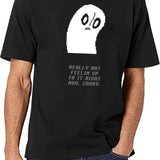Undertale - Napstablook Black T-Shirt - White