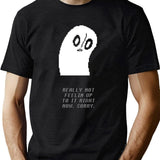 Undertale - Napstablook Black T-Shirt - Green