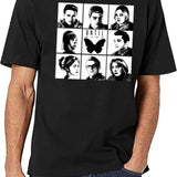 Until Dawn - Main Characters Classic Black T-Shirt - White
