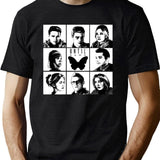 Until Dawn - Main Characters Classic Black T-Shirt - Green